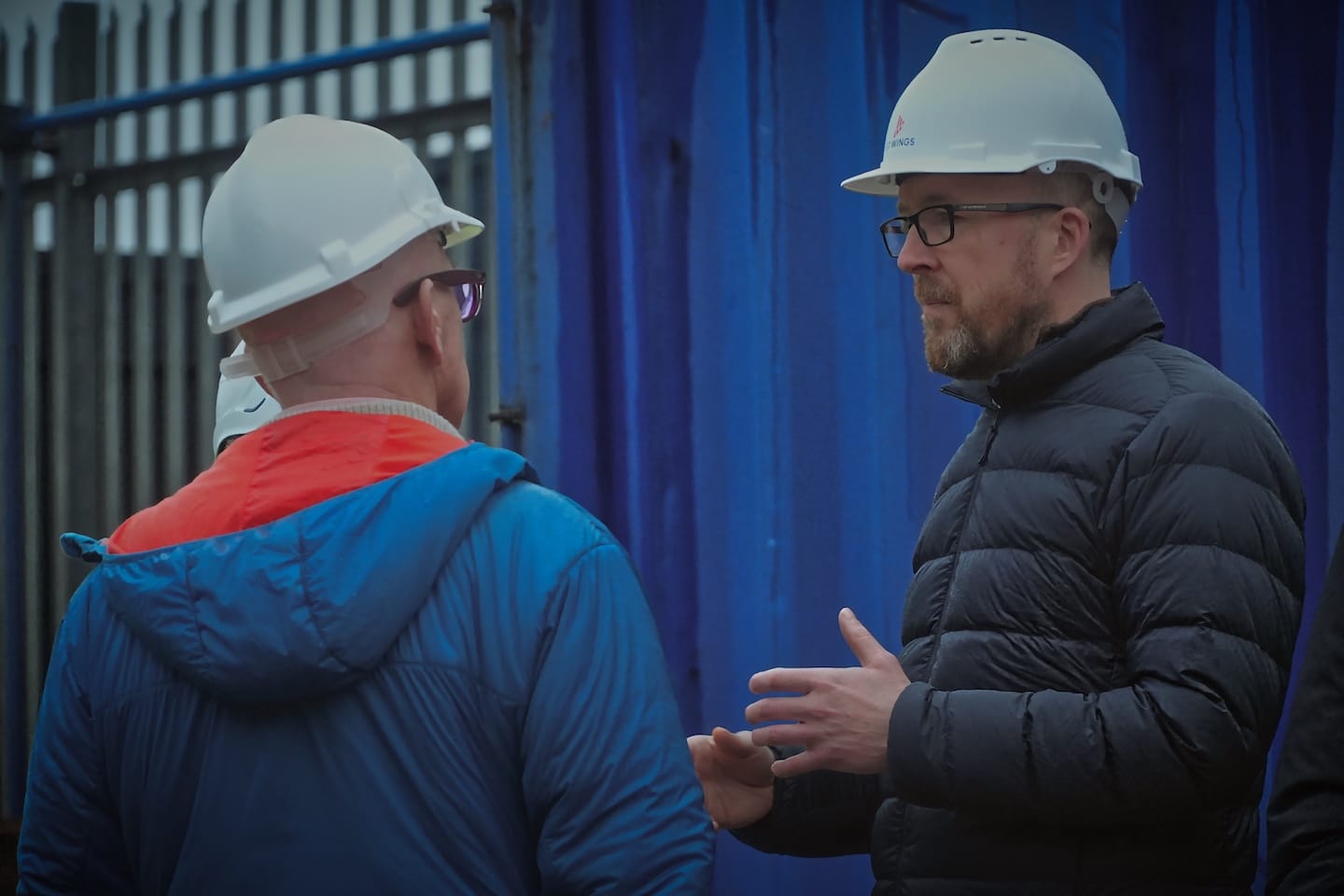Construction Workers Discussion
